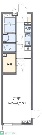 クレイノT ヴィルヌーブの物件間取画像